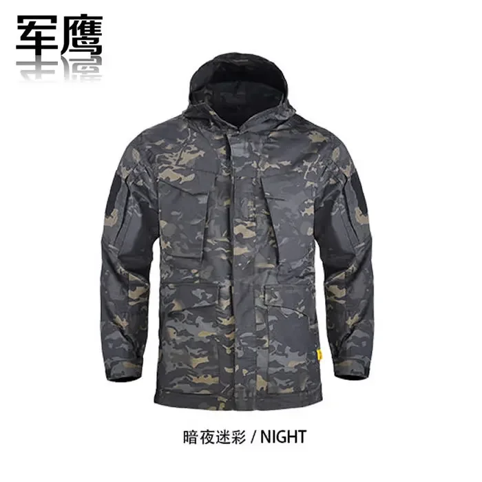 

Hiking Jacket For Man 2024 New Autumn Winter Tactical Camouflage Hooded Waterproof High Quality Designer Brand
