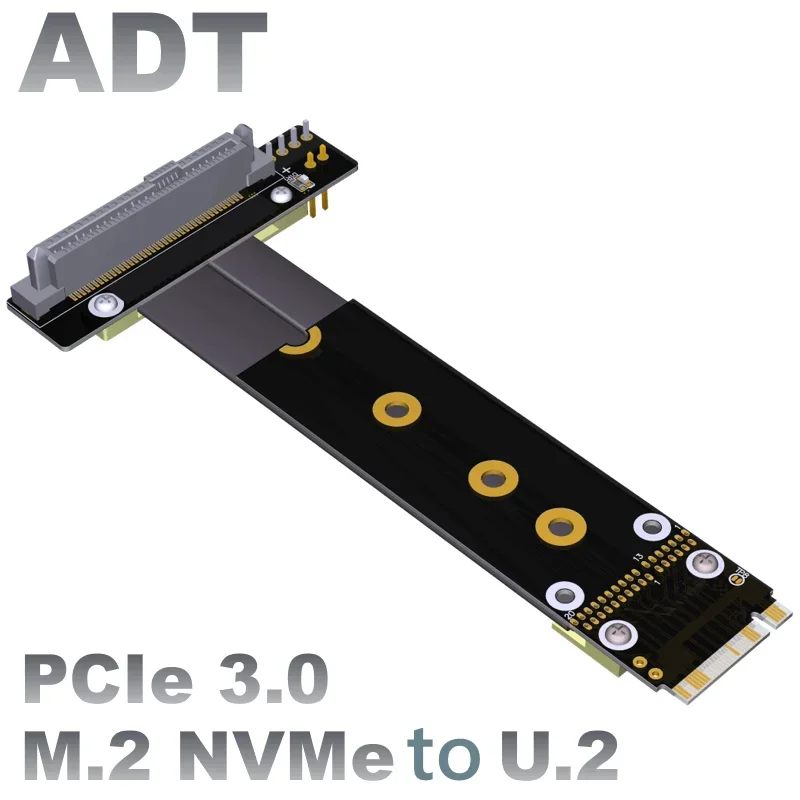 ソリッドステートアダプター延長データケーブル、u2u2 pci-e 3.0、SFF-8639 nvme、u.2インターフェイス、3.0x4、32g。bps