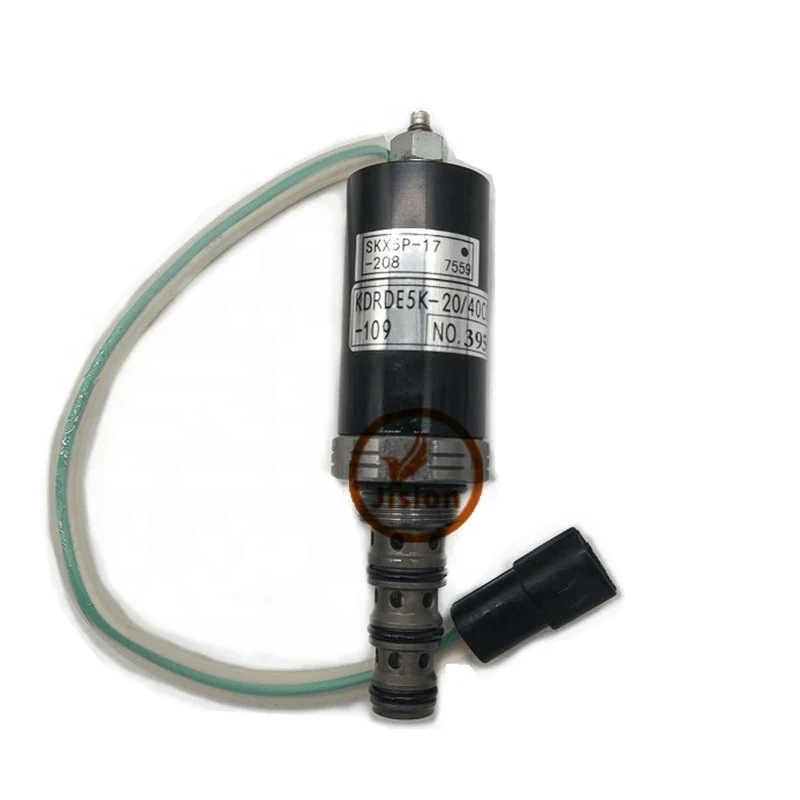 For Hyu-ndai R215-7 Hydraulic Pump Solenoid Valve Kdrde5k-20 40c07-109 Xjbn-00382 Excavator