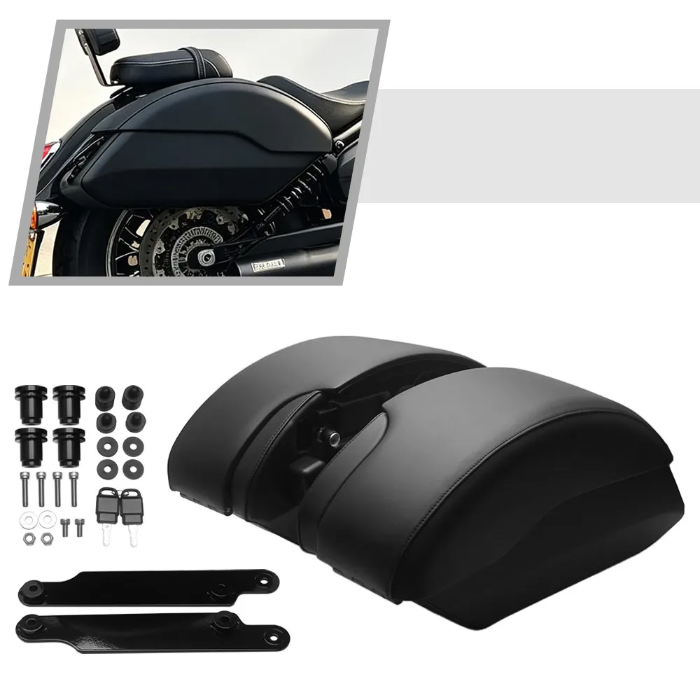 For Indian Scout Classic Sixty 2025 Indian Sport Scout Limited 2026 Motorcycle 24L Rear Saddlebags With Saddlebag Mount Spools