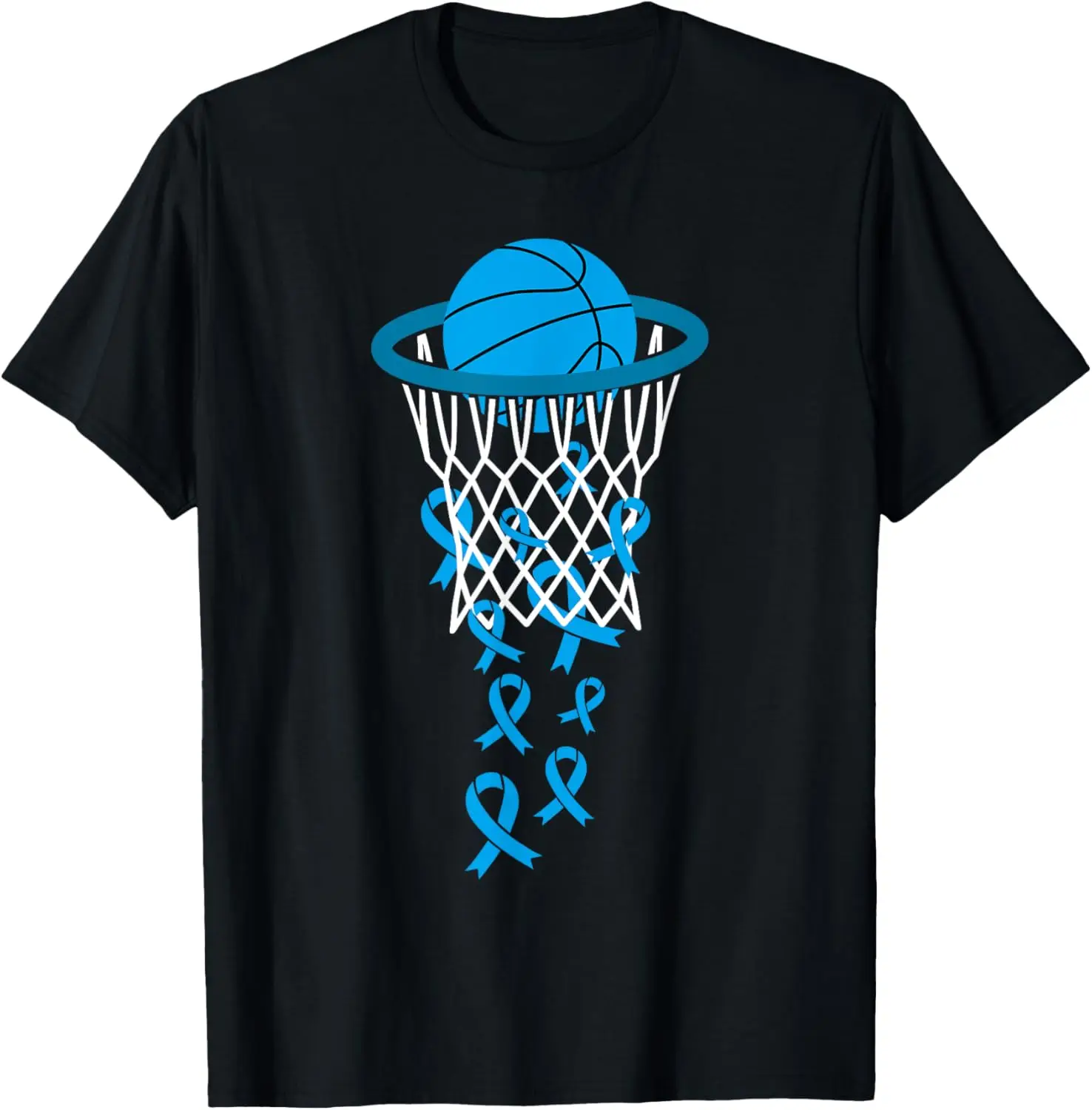 Funny Basketball Diabetic Type 1 Diabetes T1D Diabetes T-Shirt