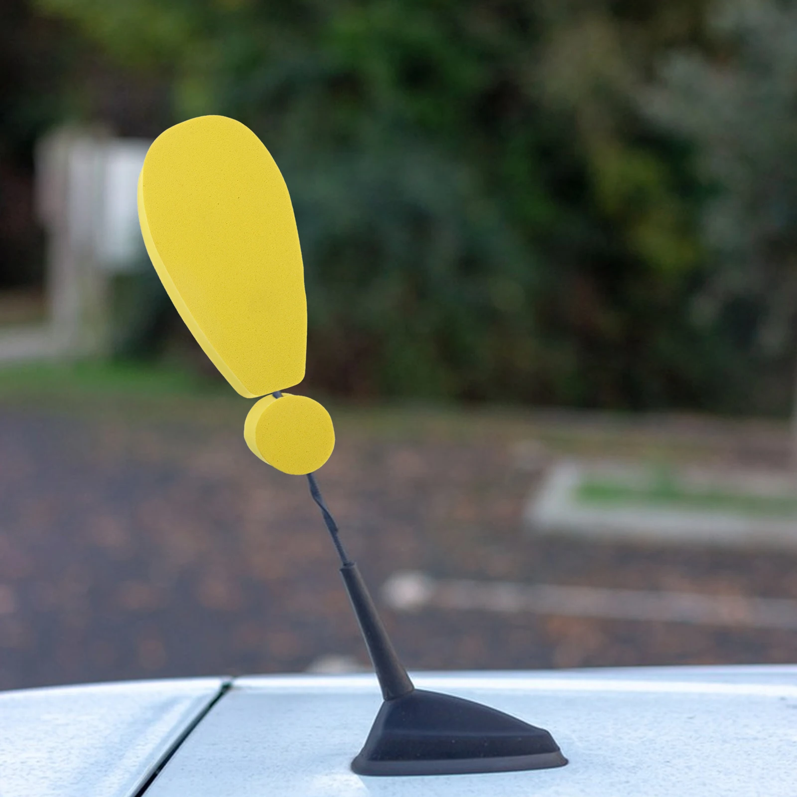 

2pcs Car Antenna Toppers Funny Creative Symbol Question Mark Roof Decoration Durable Weather Resistant Easy Install