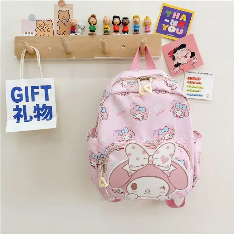 Sanrio Hello Kitty Children\'s Bags Cartoon Cute Boys and Girls Burden Reduction Kindergarten Backpack Children Backpack