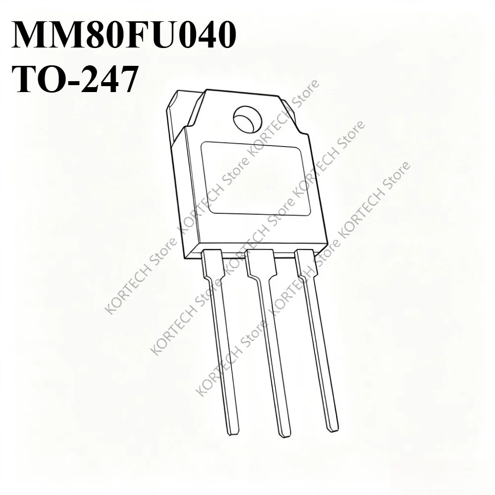 10Pcs Brand new original MM80FU040PC MM80FU040 TO-247 fast recovery diode 80A 400V Best in Quality