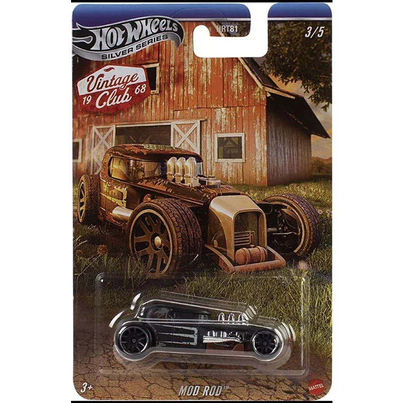 Nowy zestaw Hot Wheels Classic Club 1/64 Mustang HRT81 Porsche Silver Standard Diecast Cars Model Collect Custom Birthday Toy Gift