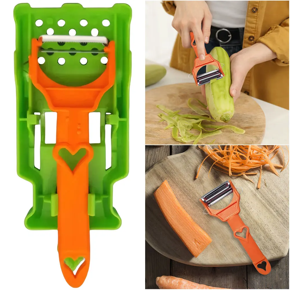 Fruit Vegetable Peeler Multifuncional Kitchen Onion Chopper Fruit Slicer Fruit Slicing Tool for Potato Orange Lemon