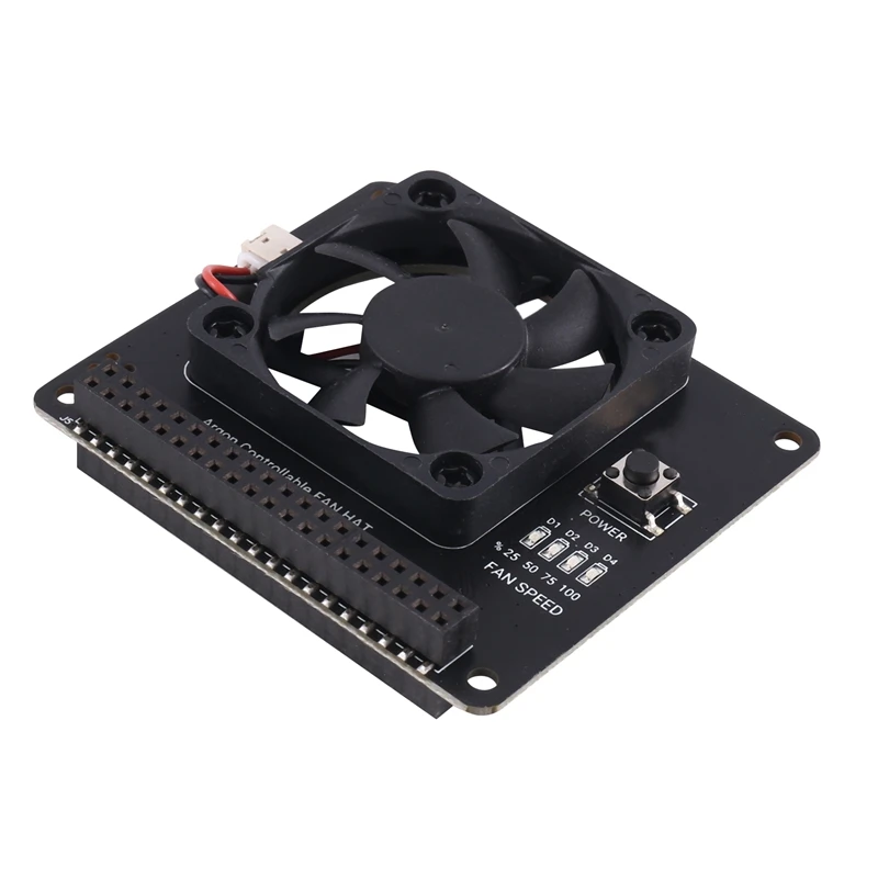 Argon FAN HAT For Raspberry Pi 4B 3B+ 3B PWM Software Control Fan Function Power Button Fit For Argon NEO Case For Pi 4
