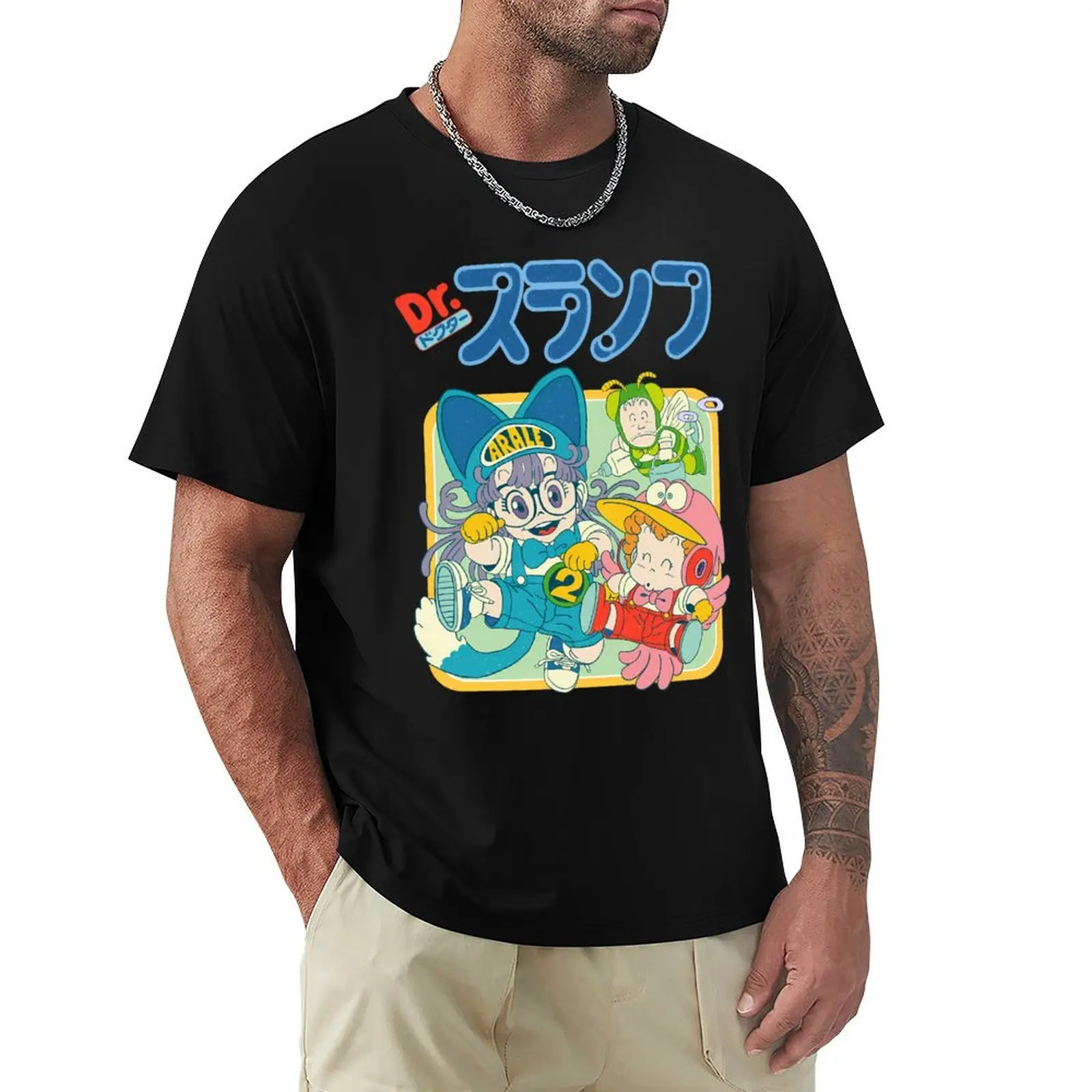 Arale Dr.Slump T-Shirt Summer Casual Loose T-Shirt
