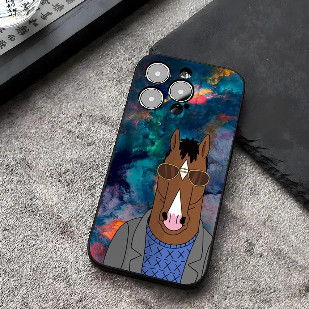 Caixa do telefone do cavaleiro de B-BoJack para o iPhone, Shell Coque, 15Pro máximo, 11, 13, 14 pro, XS máximo, Mini, XR, X, 7, 8, 6, 6s mais