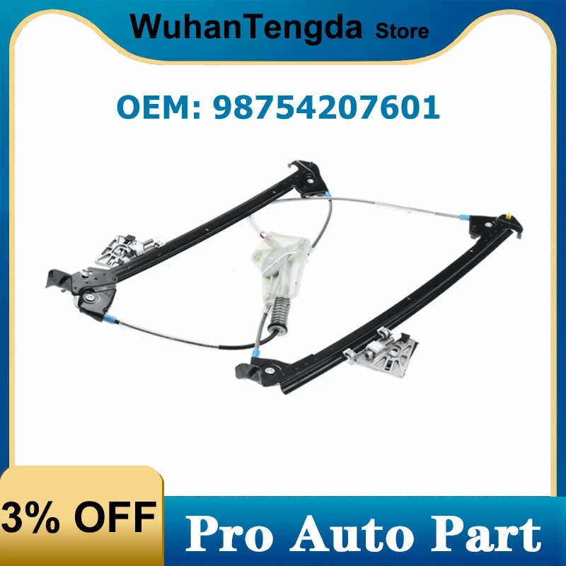 98754207501 98754207601 Front Left Righ Window Regulator Lifter for 05-12 Porsche 911 Boxster Cayman