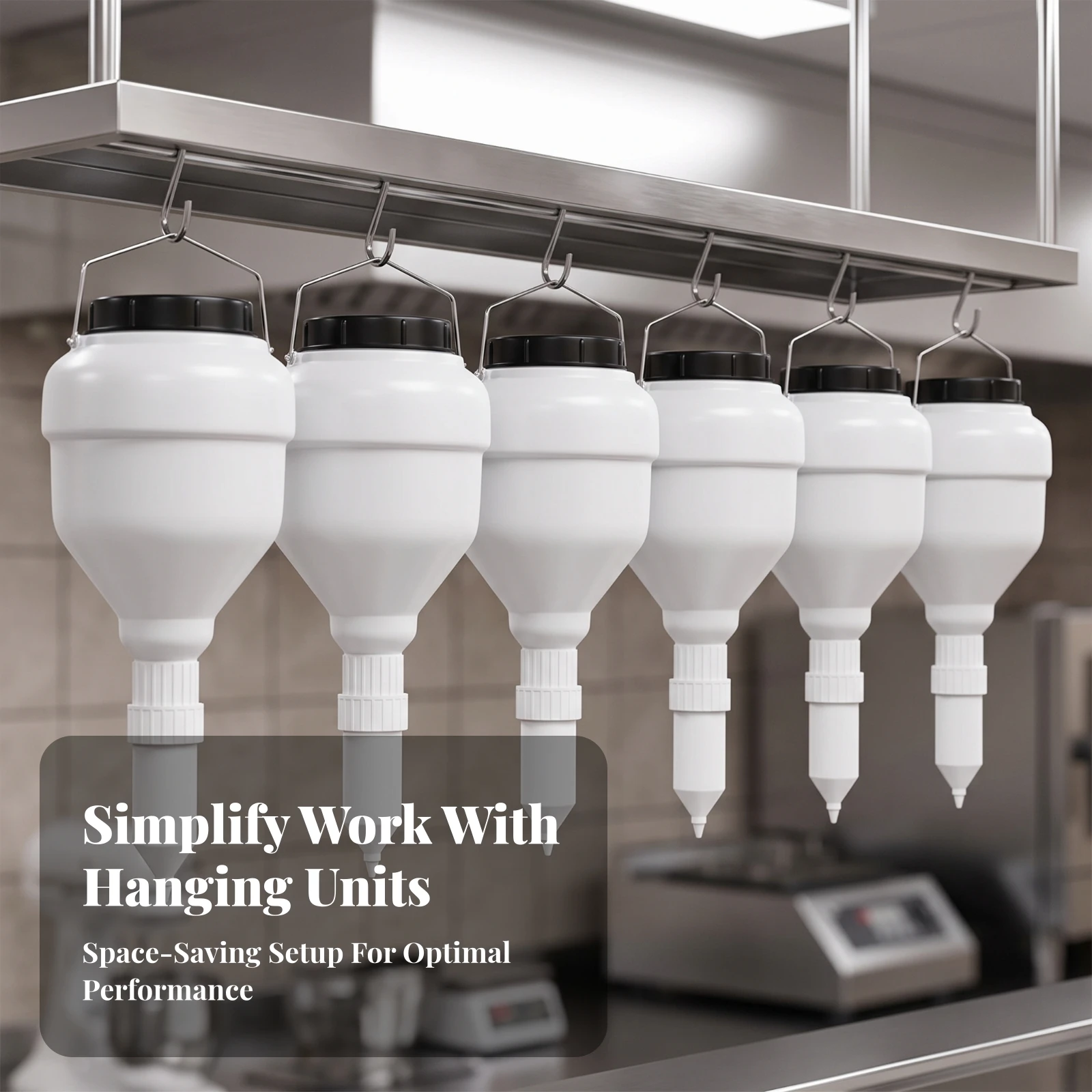 Press Bottle with Hanging Handle Leak-Leak-Proof-Leak-Proof Hanging Sauce Dispenser Condiment Press Bottle Dishwasher-Safe view 6