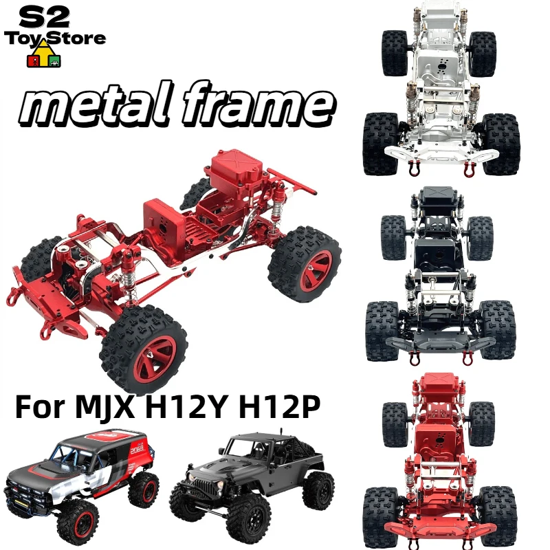 

MJX 1/12 Scale Full Metal Upgraded RC Crawler Chassis Frame For H12Y H12Y+ H12P Off Road Remote Control Car Hobby Enthusiasts