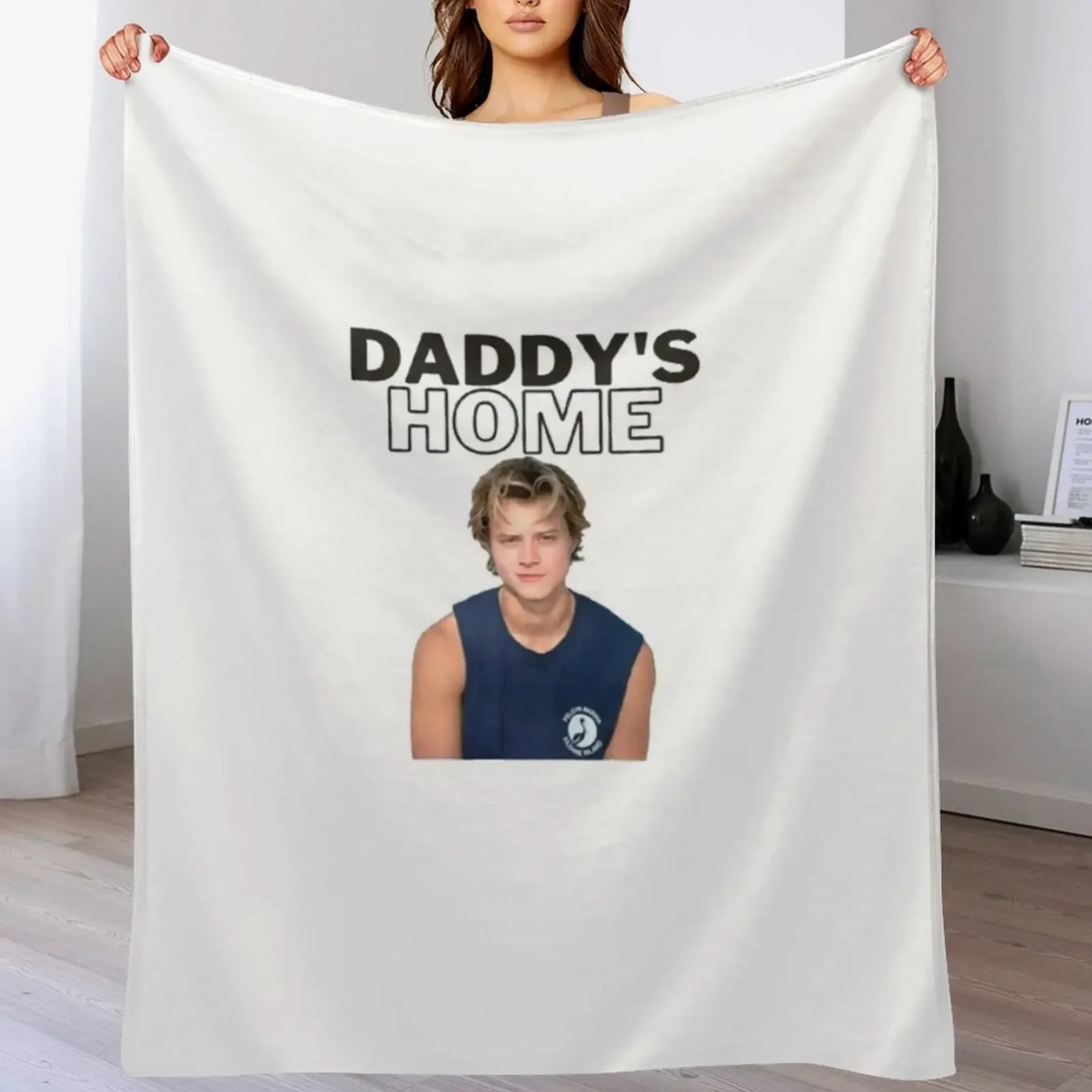 Daddys Home JJ Maybank Rudy Pancow Shirt Throw Blanket For Sofa Thin Plaid Blankets