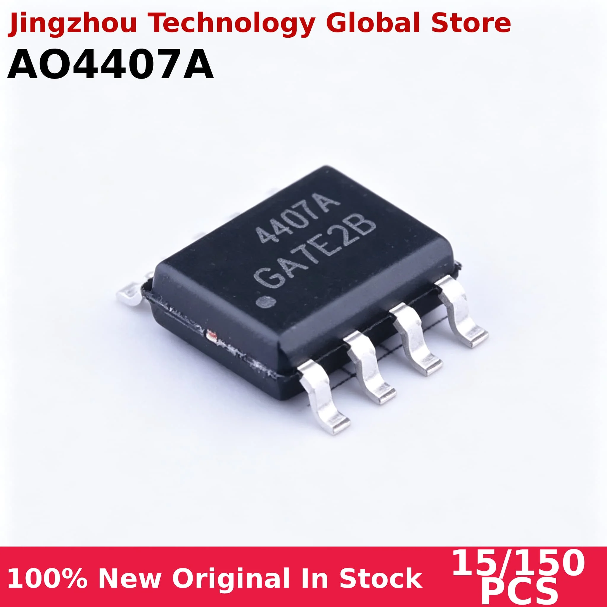 100% New 15/150PCS AO4407 4407 AO4407A 4407A MOSFET SOP-8 Chip Wholesale