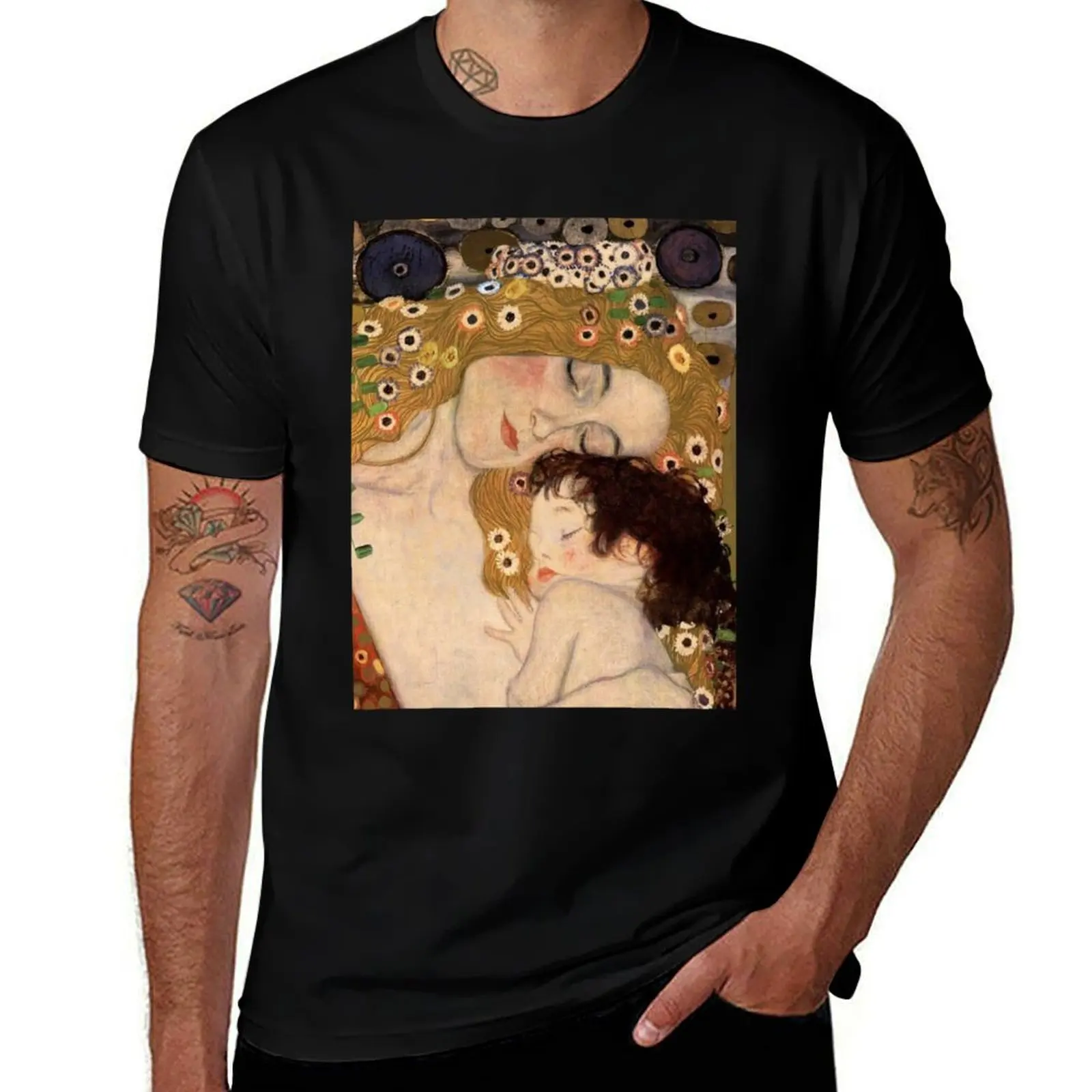 

Gustav Klimt, The Three Ages of Woman, 1905 T-Shirt boys whites heavyweights cute tops men tshirt