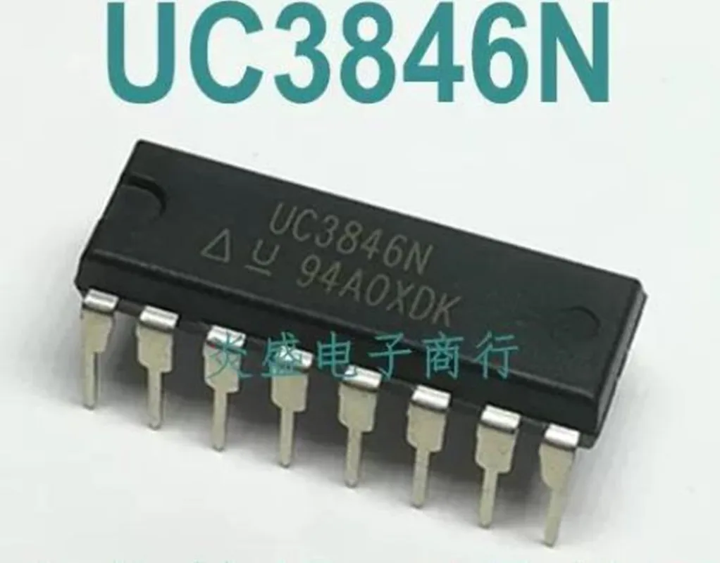 5 قطعة UC3846N الجهد المنظم تيار مستمر تحكم التبديل المكونات المباشرة DIP16
