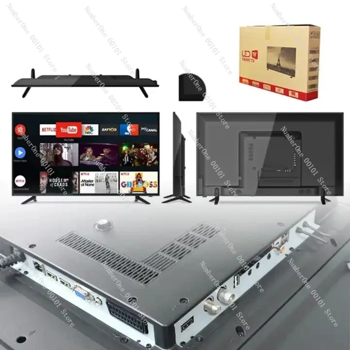 Versión Internacional de Smart TV de 32 Pulgadas, 43 Pulgadas, 50 Pulgadas, Smart TV de 65 Pulgadas, Televisor LED Ruso