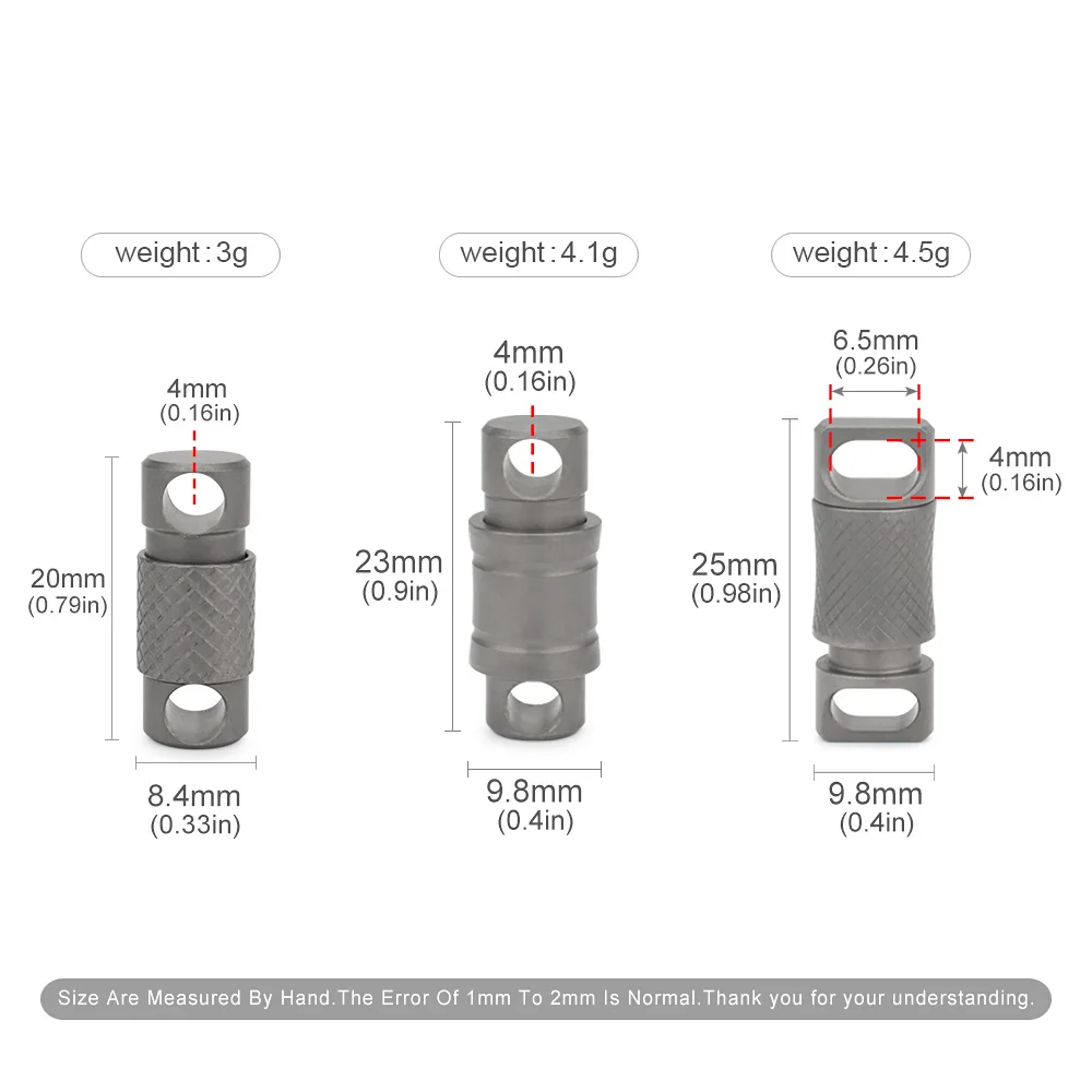 Titanium Alloy Rotating Keychain Tool 5