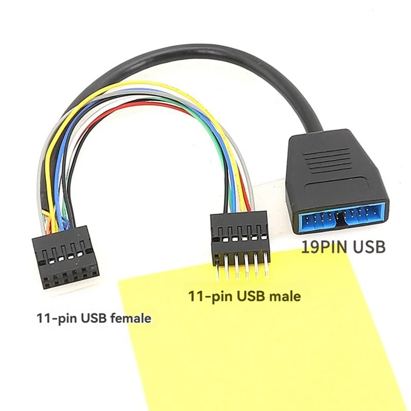 

Superior-High Speed 11Pin USB Female To 11Pin USB Male 19PIN USB Cable For Lenovo Computer Data Transfer And Charging