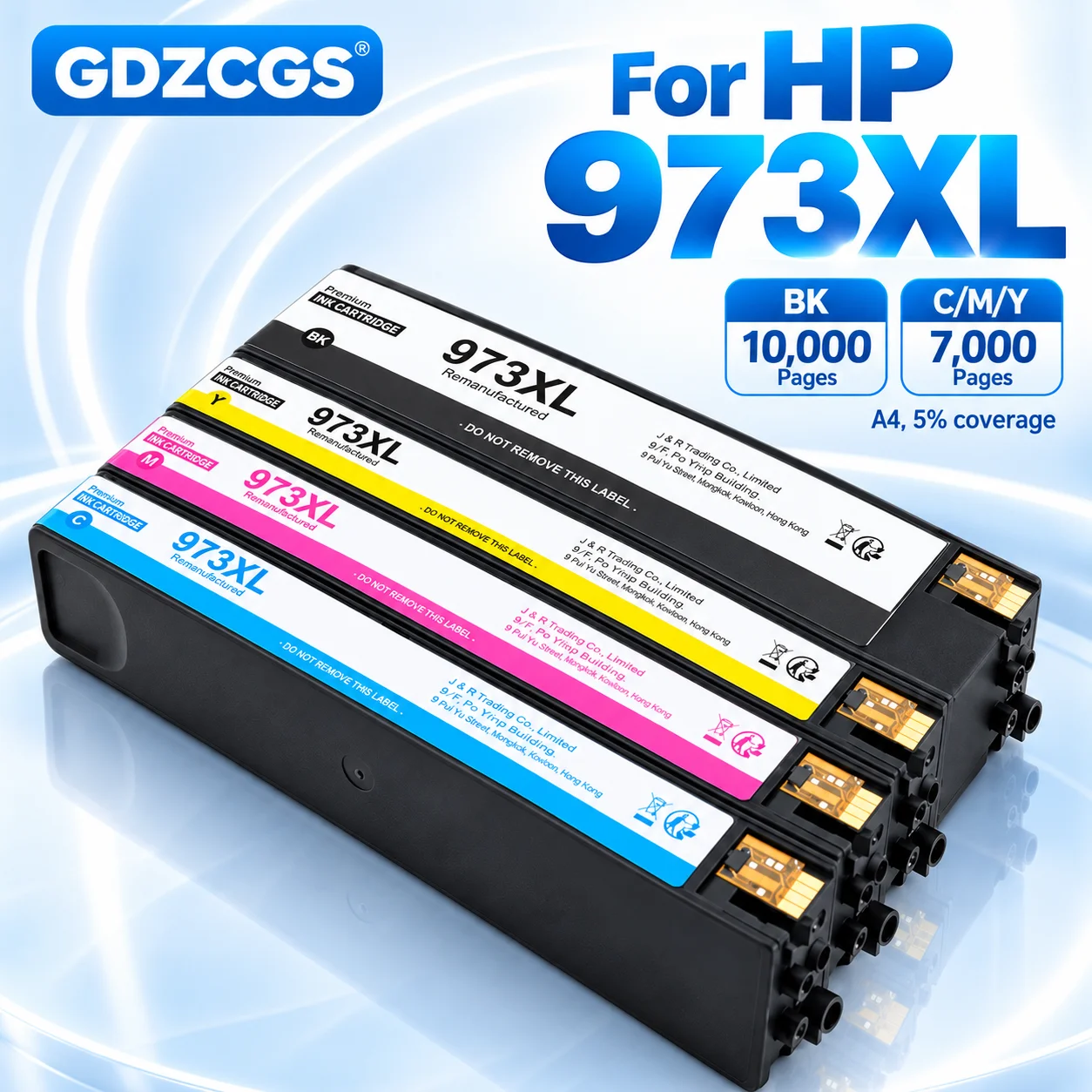 973 973X 973XL Ink Cartridge Compatible For HP 352dw 377dw 452dn 452dw 477dn 477dw 552dw Printer  With Pigment Ink