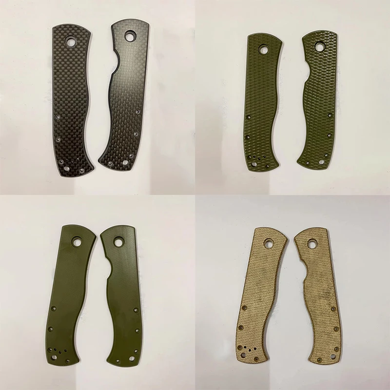 Micarta Fold Knife Handle Patches G10 Linho Micarta Patches Aperto Cqc7 Facas Faça Você Mesmo Fazendo Acessórios Peças Par Padrões
