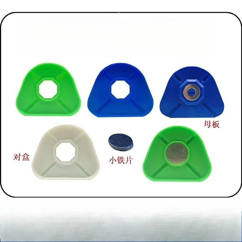100pcs Lab Material Magnetic Base Box Bottom Gypsum Parting for Dental Processing Plant Bottom with Iron Sheet with Magnet Box s