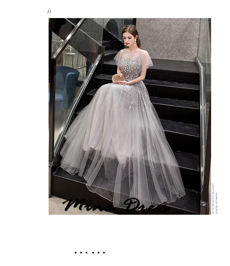 Mina Customized Short Sleeves Elegant Party Dresses 2024 for Wedding Dresses for Formal Occasions Lace Ball Gowns Embroidery