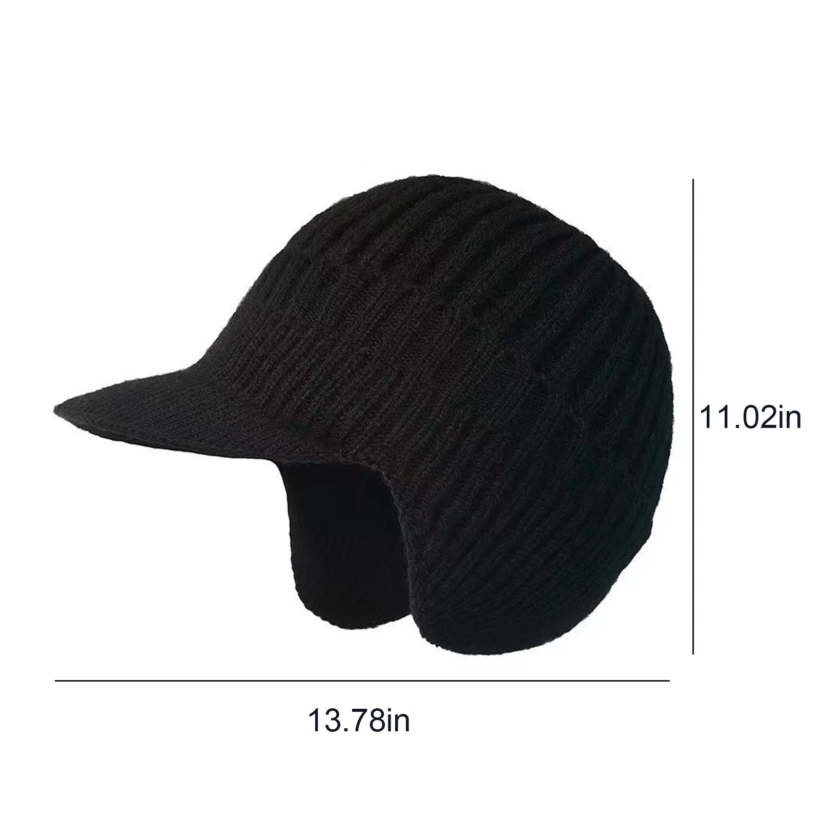 Chapeau à oreillettes chaud pour hommes et femmes, casquette de Protection des oreilles en tricot pour l'extérieur, garde au chaud, coupe-vent, cyclisme, moto, chapeaux de bombardier, hiver
