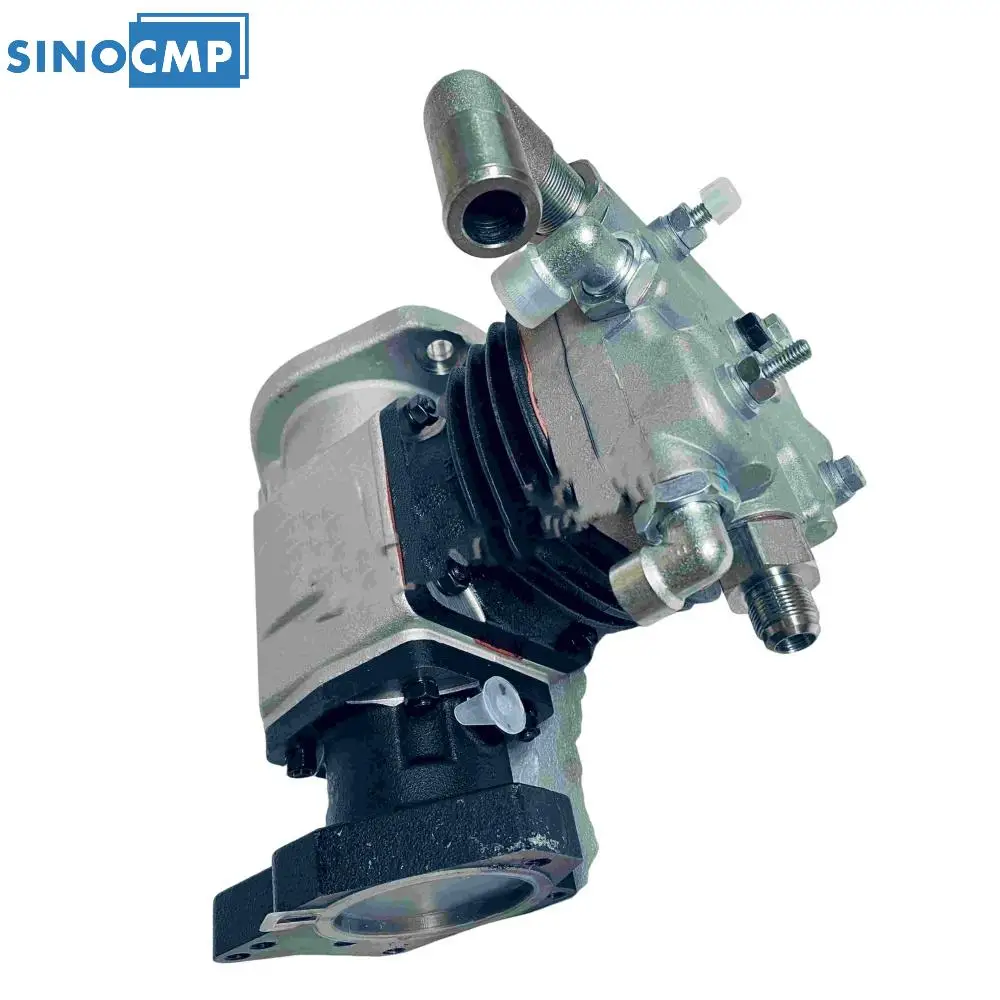 G5564460 5364772 SINOCMP 1PCS Air Compressor For Cummins Construction Machinery QSL9.3 Air Compressor Assembly Diesel Engine