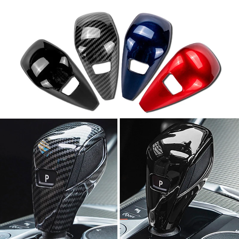 For BMW 2 3 4 Series G20 G21 X3 G01 X4 G02 G29 G22 G23 G26 F40 F44 G42 Car Gear Shift Knob ABS Trim Handle Cover Sticker  20-22