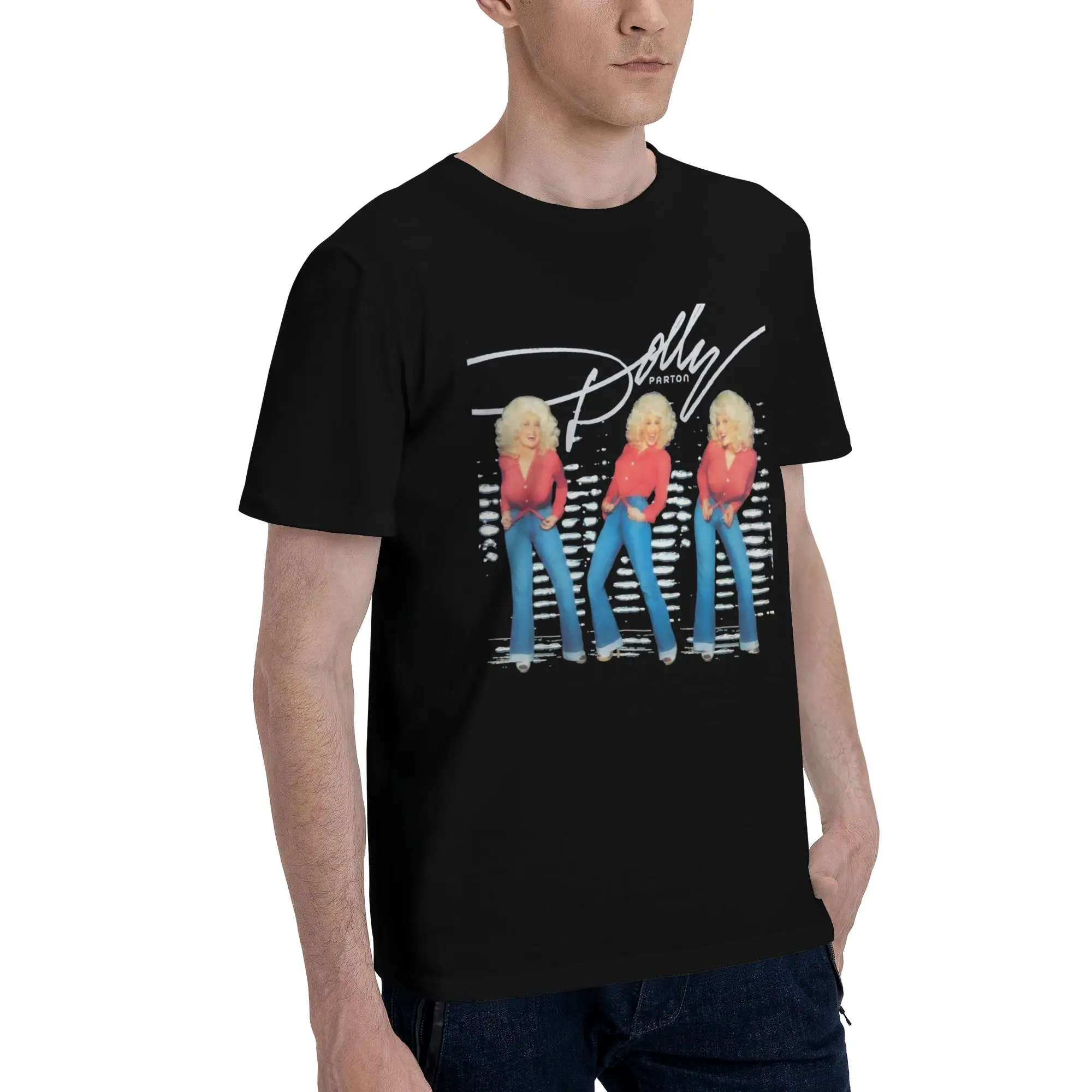 Men Women RIP Dolly Parton Shirt 100% Cotton Printed Tee Shirts  Top Clothing