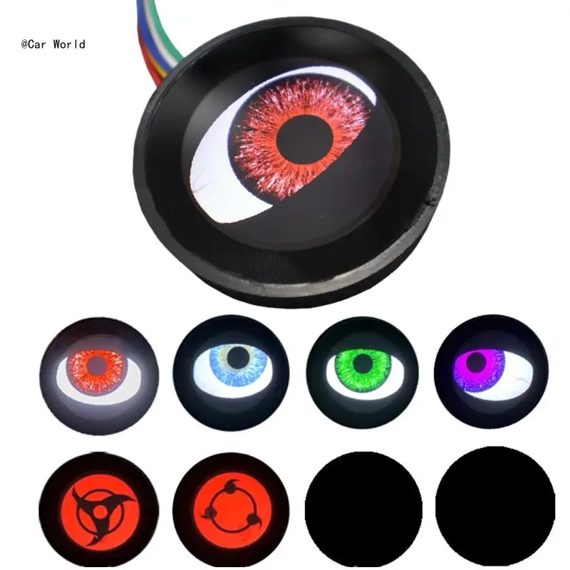 

6XDB автомобильные фары Devil Eye, автообъектив, регулировка режимов лампы, 12 В, светодиодный динамический глаз, автомобильная