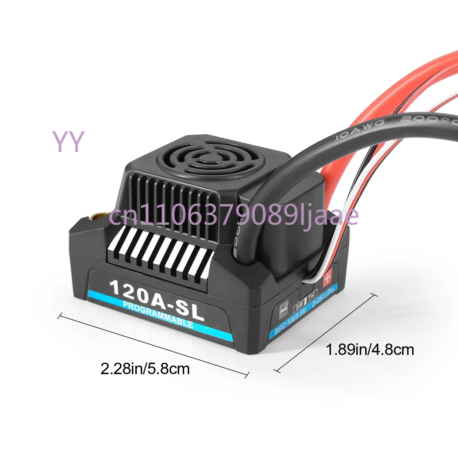 

Электронный регулятор скорости для радиоуправляемых машин 120/150A 2-3S, водонепроницаемый бесщеточный ESC для моделей RC 1/10