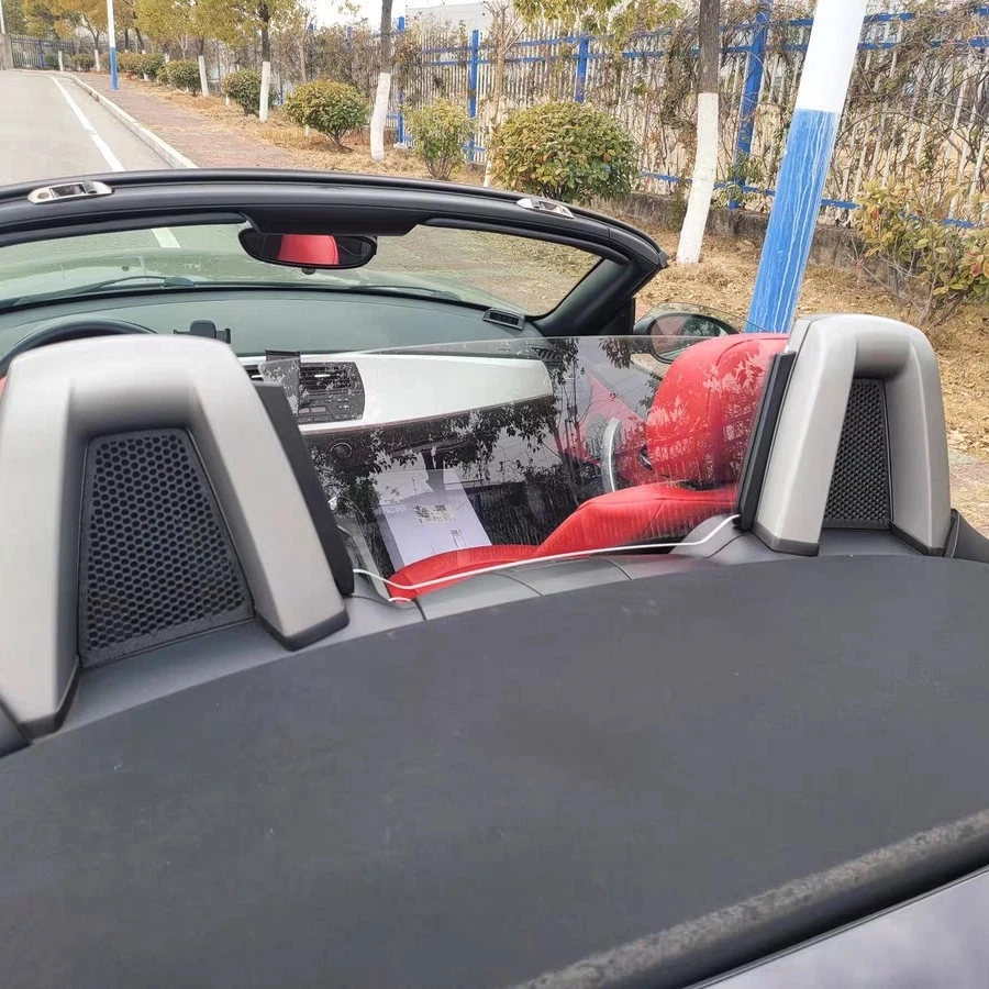 Wind Deflector Spoiler for BMW Z4 E85 2003-2007 Transparent Wind Deflector Left and Right Roll Cage Net