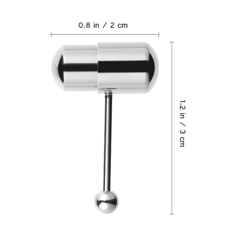 Stainless Steel Vibrating Tongue Ring Barbell Tongue Piercing Jewelry Tongue Body Piercing Barbell Tongue Rings Wholesale