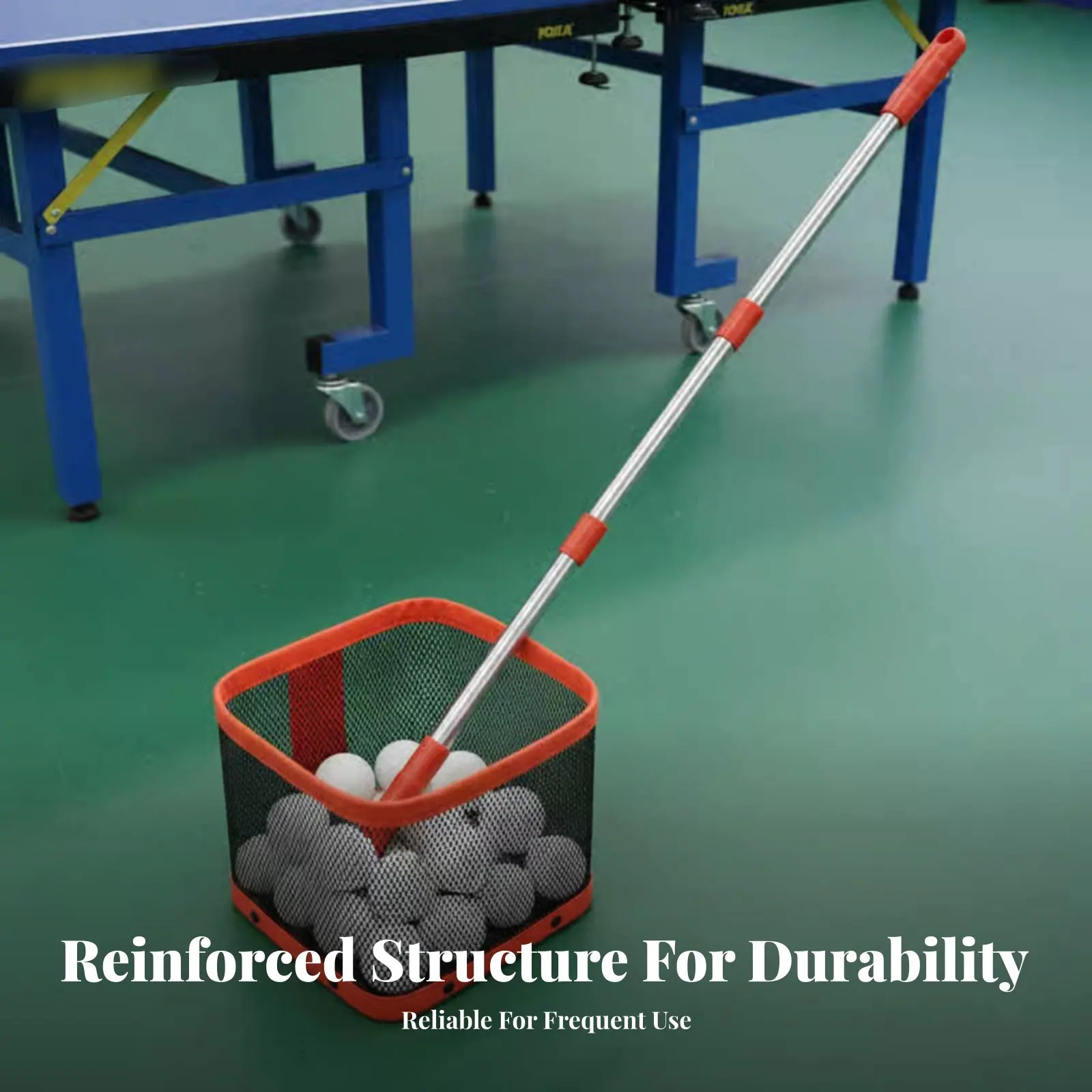 

Racket Sport Pong Sphere Picker Portable Table Racket Sport Sphere Collector Sports Training Aid Lightweight Large Capacity