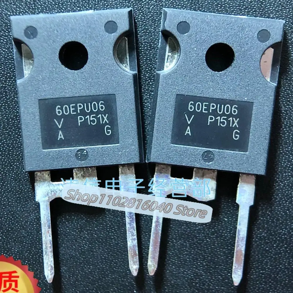 10PCS/Lot 60EPU06 60EPU06PBF TO-247 600V 60A  Best Quality Imported Original Spot