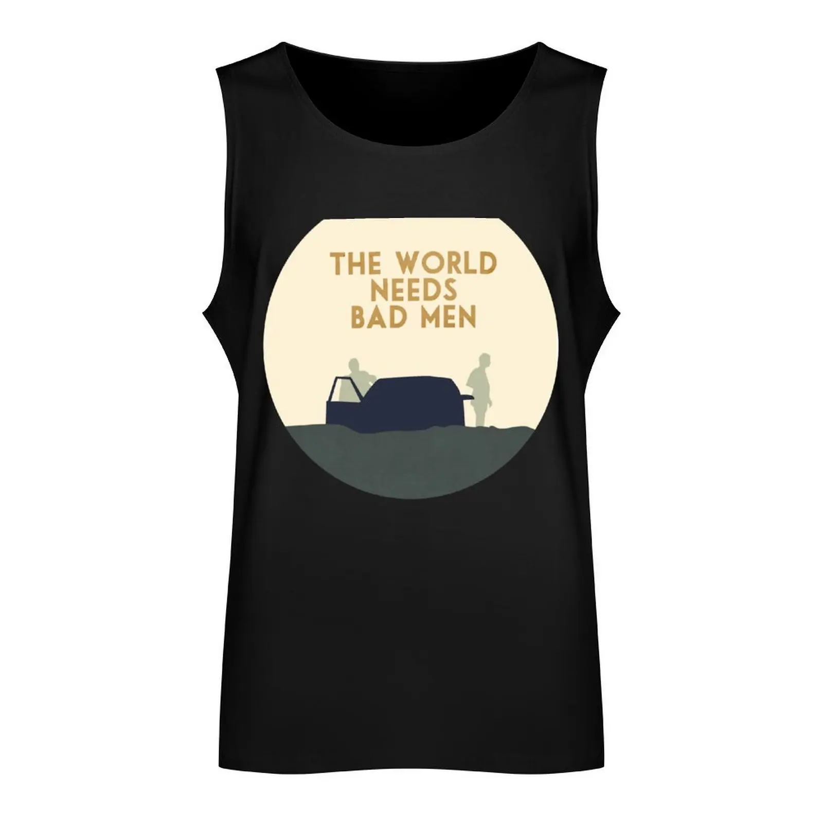 The world needs bad men Tank Top Fitness men clothing Men's sports t-shirt Man summer clothes gym men