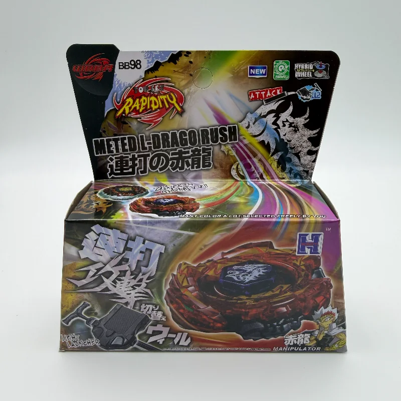 HOT! Metal Fusion Galaxy Pegasis Fury Master 4D System Gyro with Launcher Spinning Top Toys Xmas Birthday Gift For Children