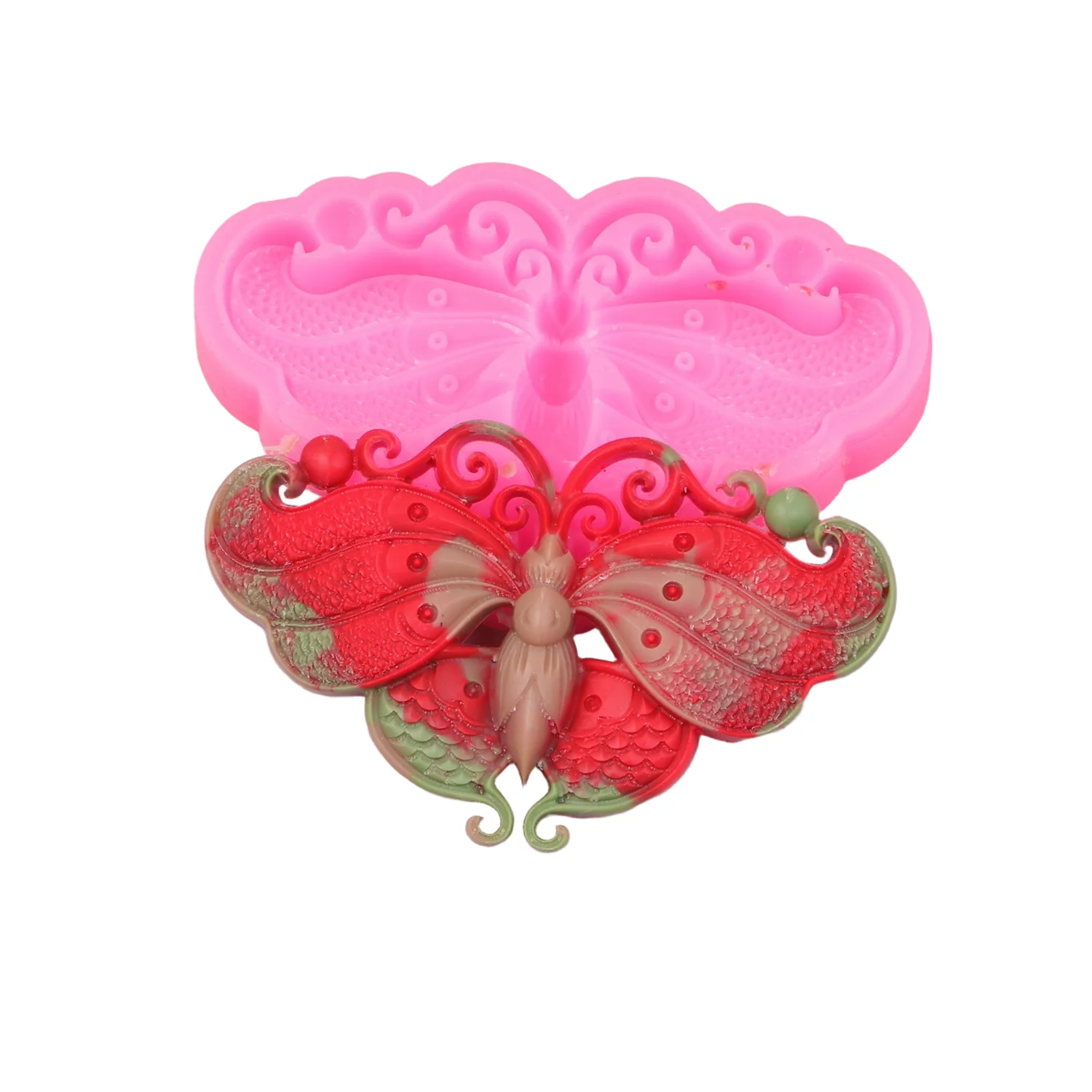 Cicada Owl Silicone Mold for Chocolate Candy Gummy Fondant Polymer Clay DIY Cupcake Baking Craft Tool