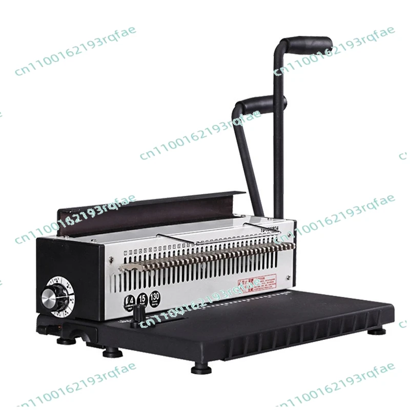 

1Pcs Binder Puncher Machine Manual Wire Binding Machine 34 Holes Metal Spiral Wire Spool Binding Machine