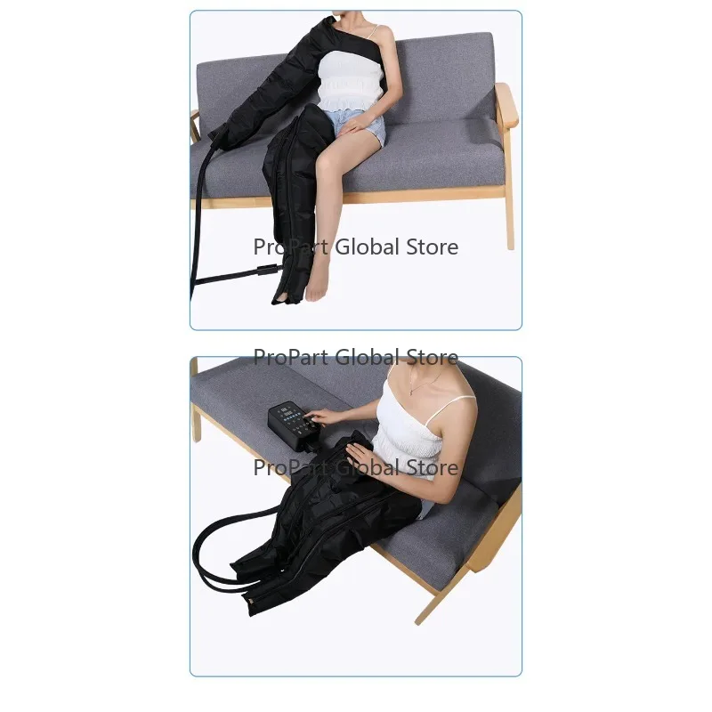 8 Chambers Auto Pneumatic Air Compression Leg Massager OEM Circulator Therapy Massage for Foot And Calf
