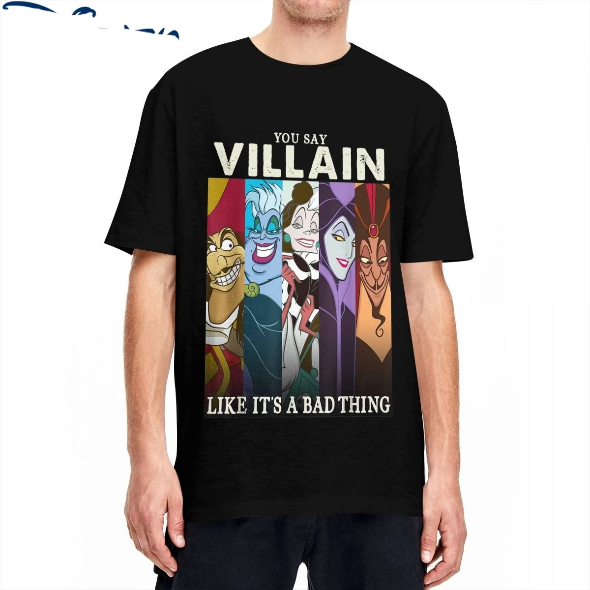 Villains T Shirts Men Women\'s Cotton Fashion T-Shirt Round Neck Colorful Group Humor Graphic Tees Short Sleeve Clothes