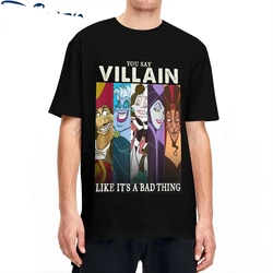 Villains T Shirts Men Women's Cotton Fashion T-Shirt Round Neck Colorful Group Humor Graphic Tees Short Sleeve Clothes