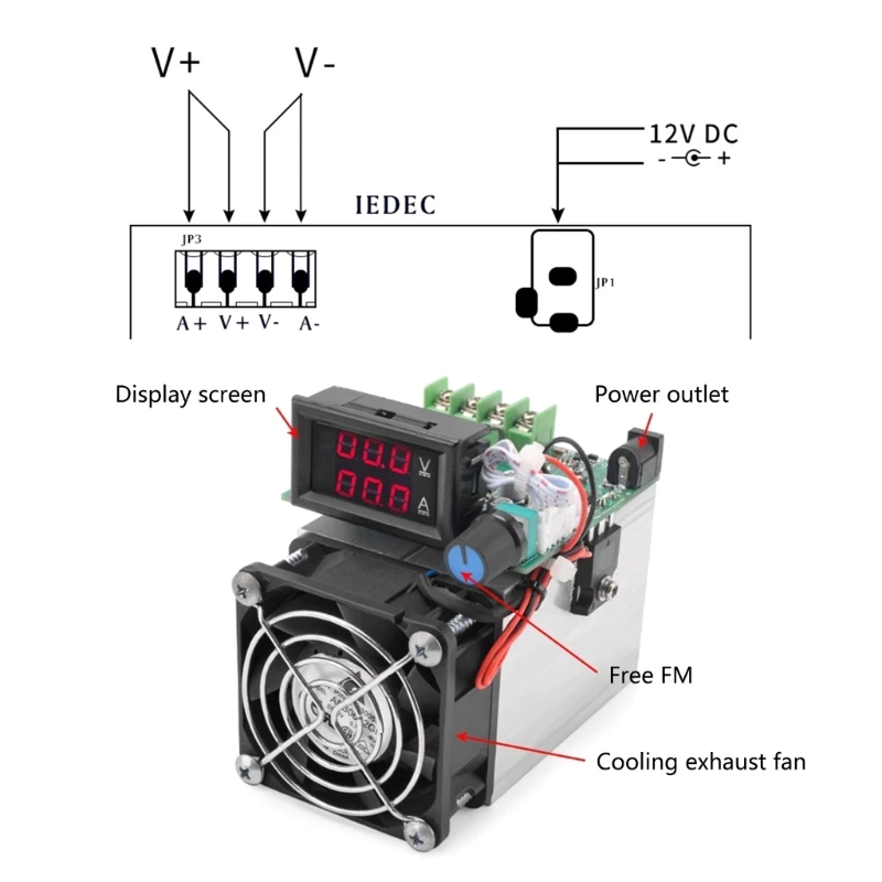 Modul Beban Elektronik 100W/250W Tingkat Lanjut dengan Pengujian Penuaan Pelepasan Stabil