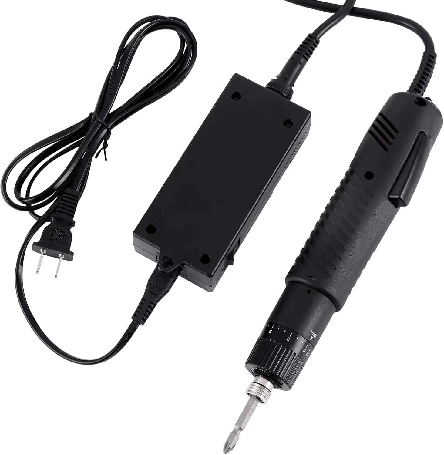 

Electric Screwdriver Sets Torque Adjustable Drill Tool Applicable Batch Head 6.35mm 110-220V (BSD-102)