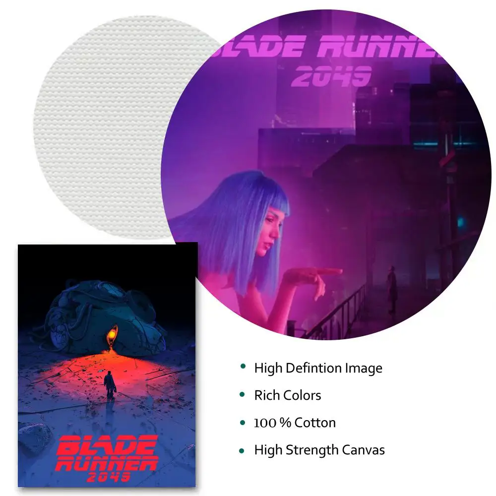 Pôster hd anime tema quente cantor/ost/filme-à prova d'água autoadesivo decoração de casa clássico filme blade runner 2049