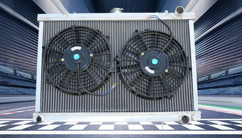 Aluminium Radiator+Shroud+FAN FOR Nissan Silvia 180SX Skyline S13 CA18 R32 GTE/GTS/GTR RB26DETT/RB20CET/RB25DE 1989-1994 89 90