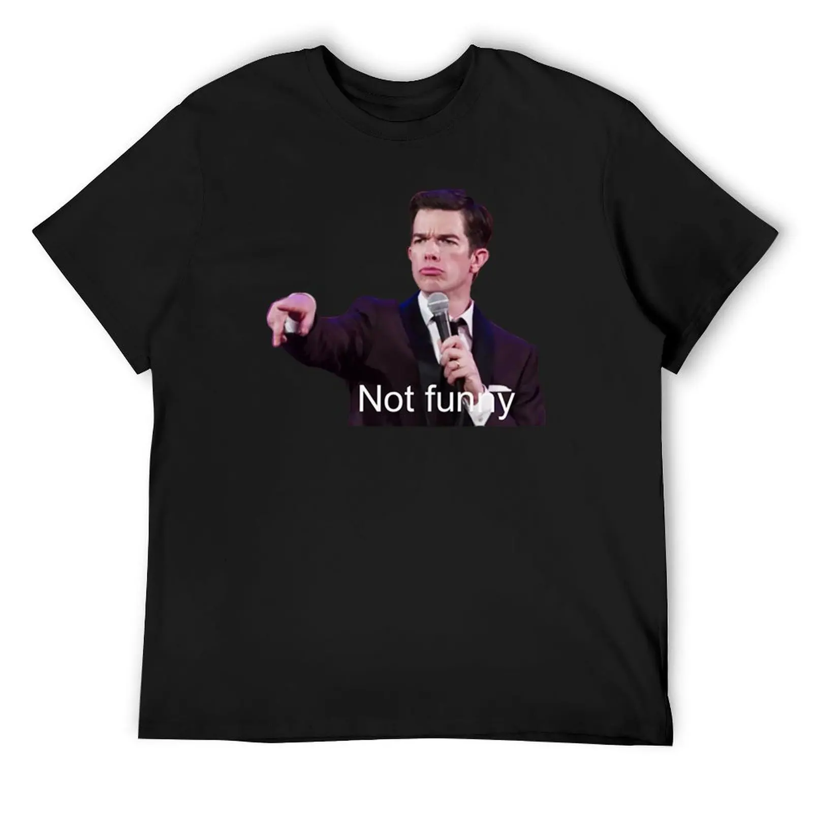 John Mulaney Not Funny T-Shirt customs vintage graphic tee mens t shirts top quality