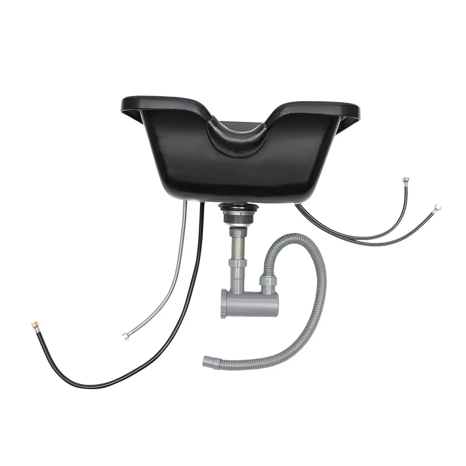 

Beauty Salon Barber Shop Hair Equipment Shampoo Bowl Deep ABS Bowl Backwash Sink